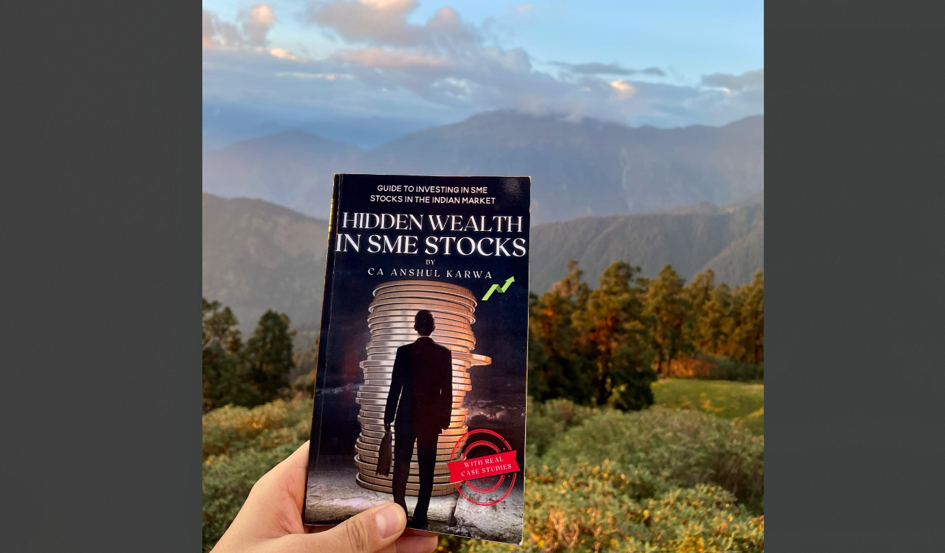 Anshul Karwa’s Book on SME Stocks Becomes an Amazon Best-Seller – First of Its Kind in India