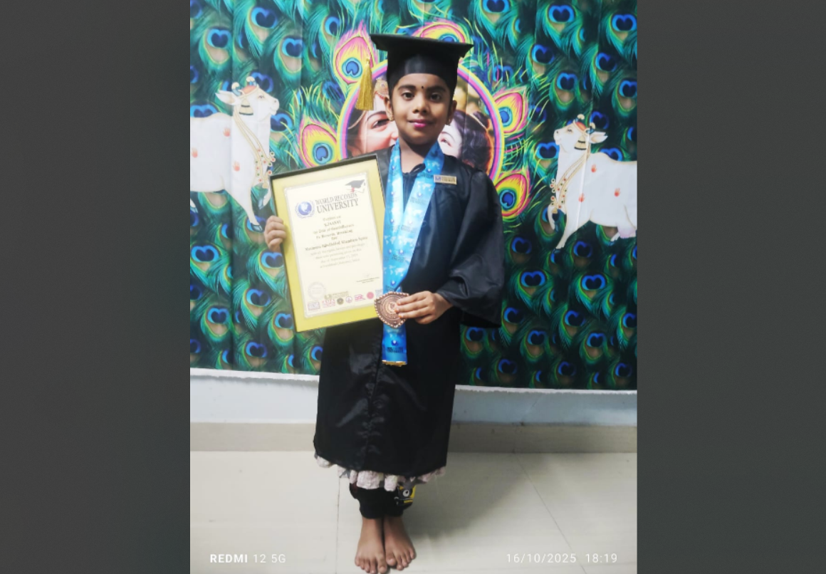 Grand Master Title in Silambam from Velachery, Chennai, Tamil Nadu – S. Jaanvi Becomes the First Girl Child in Indian History to Receive the Honor from World Record University, London