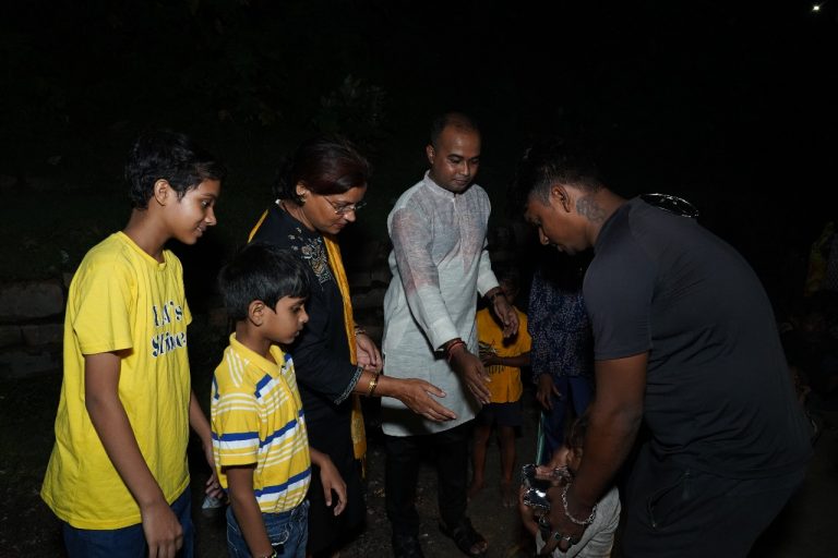 On Vijaya Dashami, Poet Sudip Chandra Halder Leads Food Distribution Drive in Kashi to Promote Social Equity