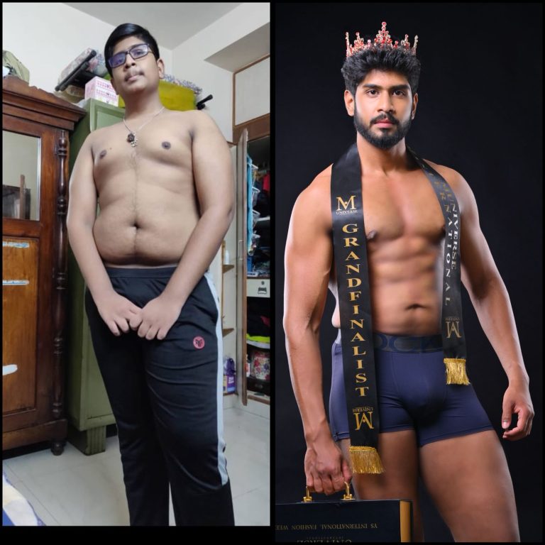 From Fat to Fit: The Inspiring Transformation of Nithin Kandalam – Mr. Universe International 2025