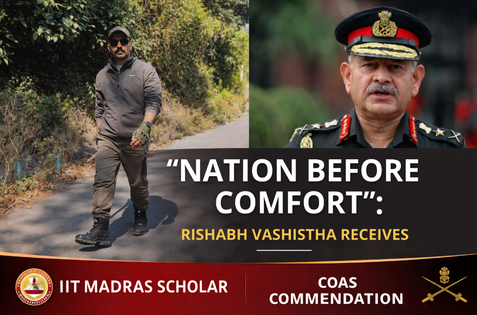 Purpose Over Prestige: Rishabh Vashistha’s Journey from Tech Entrepreneur to COAS Awardee