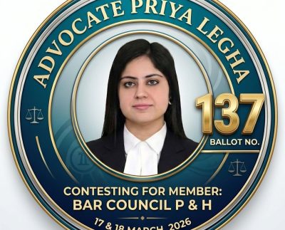 Advocate Priya Legha Bar Council Election Ballot No 137