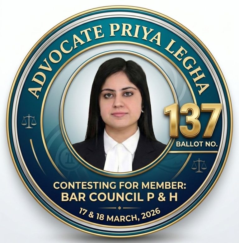 Advocate Priya Legha Extends Women’s Day Wishes; Encourages Advocates to Access Voting Slip for Bar Council Elections