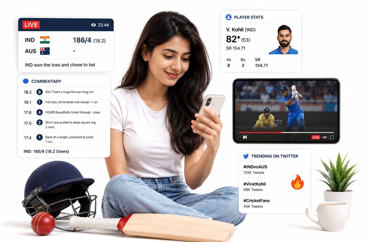 How Cricket Fans Follow Live Matches Online