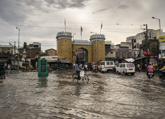 Hyderabad after heavy rain (representative image)