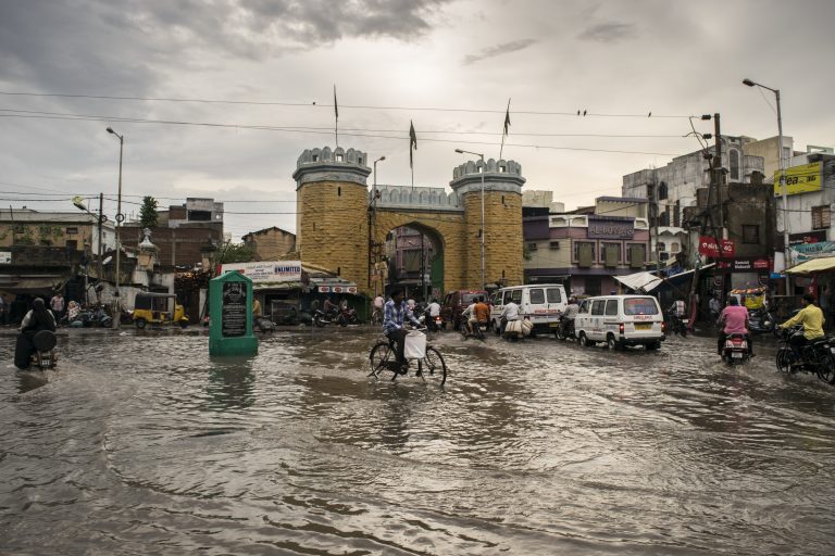 Heavy rain leaves Hyderabad waterlogged, traffic disrupted