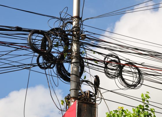 Power lines (representative image)