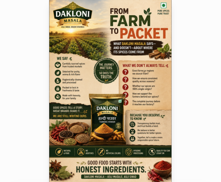 From Farm to Packet: What Dakloni Masala Says—and Doesn’t—About Where Its Spices Come From