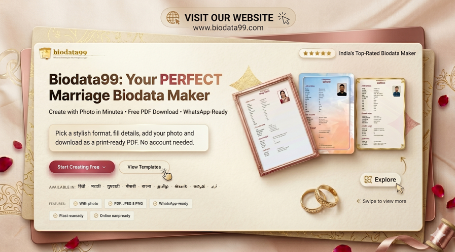 From Messy Word Templates to One-Click PDFs: Inside Biodata99.com’s Free Marriage Biodata Maker