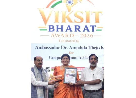 Ambassador Dr. Thejo Kumari Amudala Honoured with Rashtra Ratna Award 2026 and Viksit Bharat Award 2026