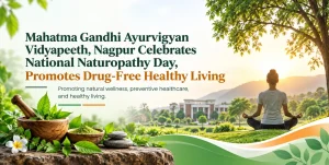 Mahatma Gandhi Ayurvigyan Vidyapeeth, Nagpur Celebrates National Naturopathy Day, Promotes Drug-Free Healthy Living